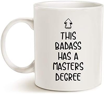 MAUAG Забавен Подарък Кафеена Чаша на бала, Този Стръмен Човек Има чаши за придобиване на магистърска степен