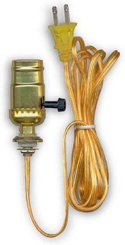 Комплект за ремонт на лампи National Artcraft® Gold, с розетка в стил Едисон