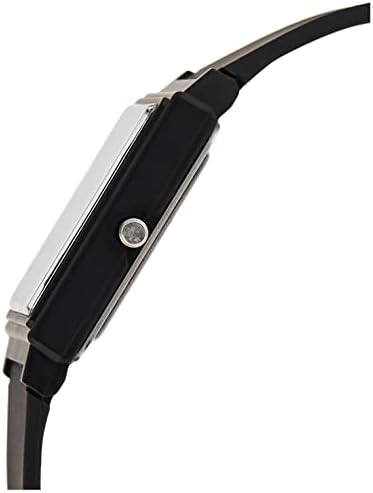 Мъжки аналогов Кварцов часовник Casio MQ38-1A от Черна смола с Черен циферблат