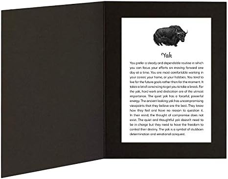 Yake със Съобщение за Могучем Животинското в рамката на папки с изображения с размер 5x7