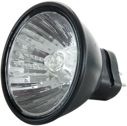 Халогенни лампи Sunlite 40772 MR11 с черен заден панел с тесен поток от 30°, мощност 20 W, 12 Волта, 2-Пинов цокъл GU4, Защитно стъкло, с регулируема яркост, срокът на служба, 2000 часа