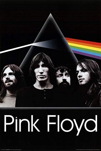 Picture Peddler Ламиниран Pink Floyd - Плакат на рок-група Dark Side of The Moon на Музикалната група 24 x 36