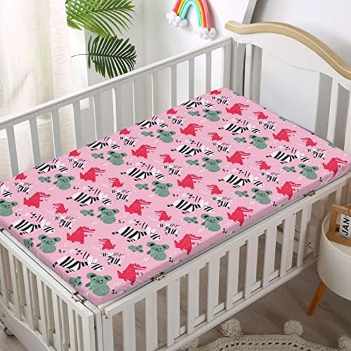 Кухненски Кърпи за бебешко креватче, Портативни мини-Чаршафи за легла с Меки и Дишащи Кърпи -Чаршаф за матрак