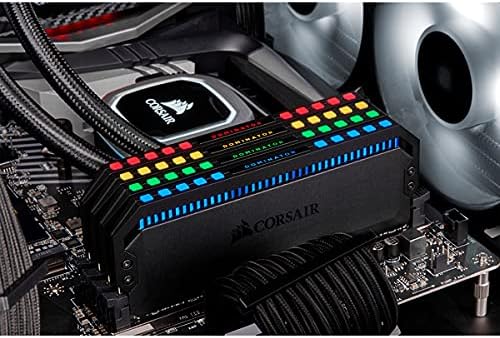 Настолна памет CORSAIR Dominator Platinum RGB 32 GB (4x8 GB) DDR4 3200 (PC4-28800) C16 1.35 - Черен