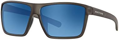 Слънчеви очила Native Унисекс в Матово Черна Рамка, Сиви лещи, 64 мм