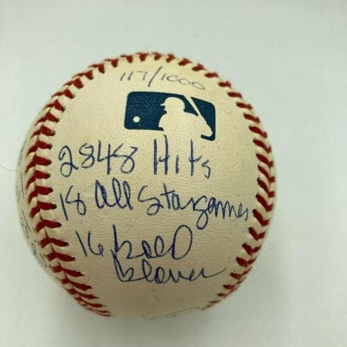 Брукс Робинсън подписа Едро Подписан Бейзболен Stat Кариера С JSA COA - Бейзболни топки с автографи