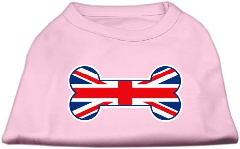 Mirage Pet Products 18-Цолови Тениски с Трафаретным принтом Хартата на Обединеното Кралство Юниън Джак под формата