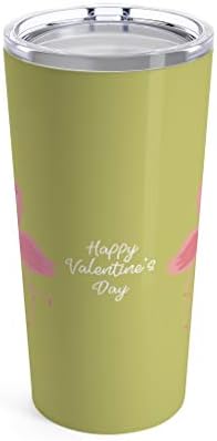 Заслепен Фламинго В Свети Валентин Маслинено-Зелен Чаша 20 грама