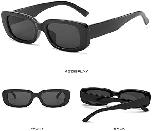Правоъгълни Слънчеви очила BOJOD за Жени, Модни Слънчеви Очила в Ретро стил, Защита от UV 400, Очила с Квадратни