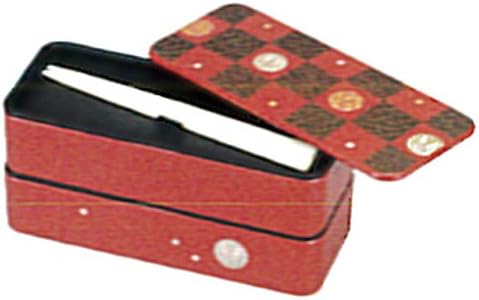 Кутия за Бэнто: Квадратна кутия за Бэнто за микровълнова печка Flower Gasumi (Черно), найлонова торбичка M14360-7