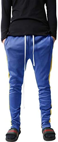 Мъжки Спортни Панталони на Райета, Дебнещ Ластични Панталони за Джогинг