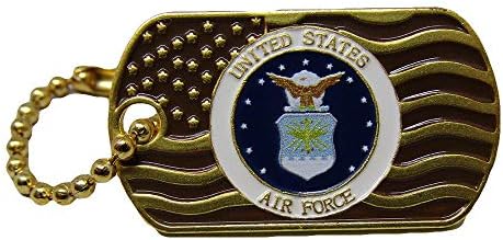 MWS на Военно-Въздушните сили на Съединените Щати Развевают Златен Флаг Шапка Шапка С Ревери на Жени/ Ключодържател