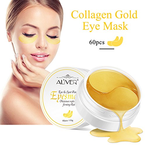 намерете обратно 24-каратную златна маска за грижа за очи с колаген, Петна под очите за премахване на Тъмните