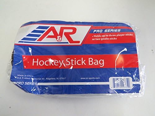 Чанта за хокей стикове серия A&R Про Побира До 3 голф клубове, играчи или 2 Стика Вратаря, черна