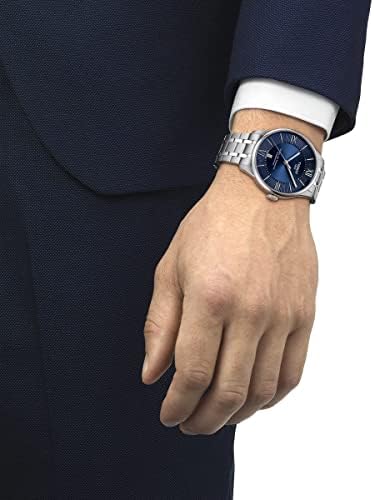 Мъжки часовници Тисо Тисо Chemin des Tourelles Powermatic 80 с автоматичен механизъм, корпус от неръждаема стомана
