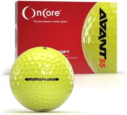 Топките за голф ONCORE GOLF Avant 55 - Value | Производителност, носител на награда (Една дузина - 12 топки