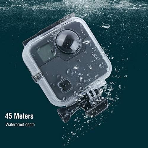 Водоустойчив калъф за GoPro for Fusion, 45 м Водоустойчив Калъф Прозрачен Корпус за Гмуркане Калъф за Подводно