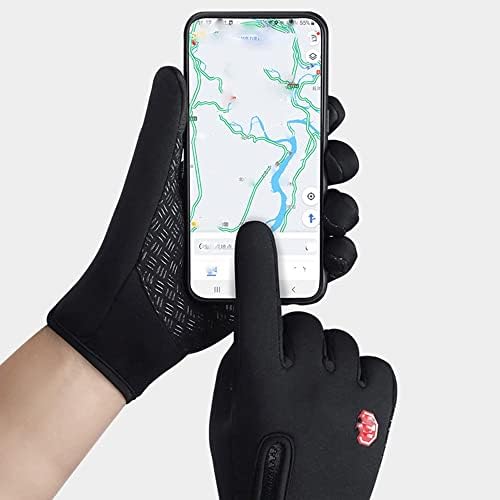 n/a Зимни Ръкавици за Мъже и Жени със Сензорен екран, Топли Външни Велосипедни Студени Ръкавици