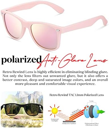 Ретро Назад Поляризирани Слънчеви очила за Мъже И Жени С Защита от Uv Класически Слънчеви Очила