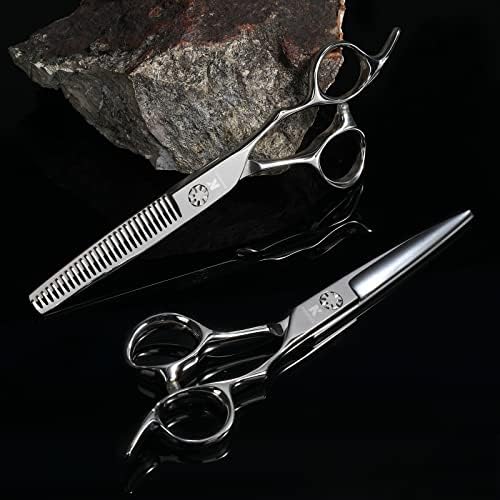 K KaCaKaCa 6,2 Професионален Комплект ножица за подстригване на коса, Висококачествени Японски Ножици за подстригване