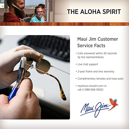 Поляризирани слънчеви очила-авиатори Maui Джим за мъже и жени Cliff House
