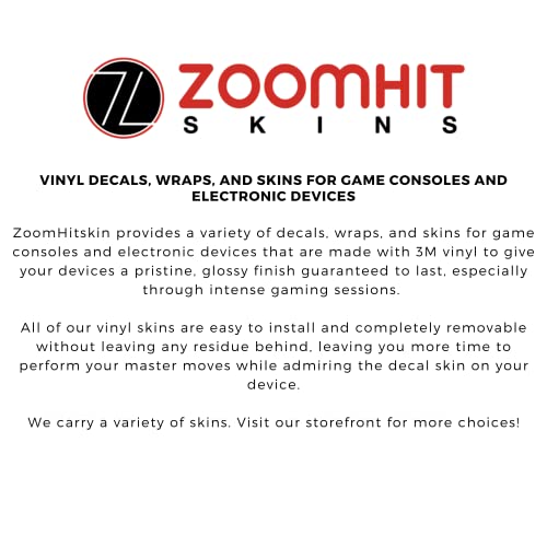 Кожата контролер ZOOMHITSKINS, съвместим с Xbox One S и Xbox One X, технология винилови стикери 3M, Череп Розово, Ужасно метал, лилаво, здрав, 1 кожа, произведено в САЩ