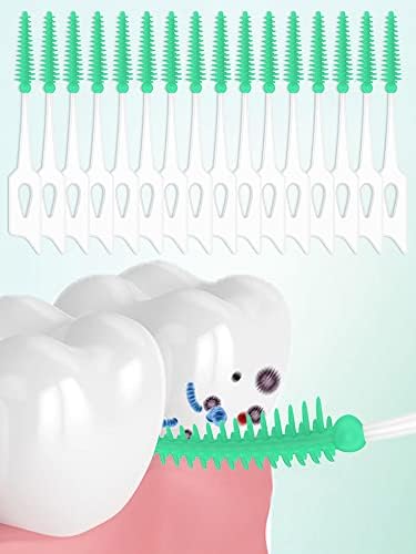 160 бр. Межзубная Четка за Зъби Меки Силиконови клечки за Зъби Удобен Инструмент За почистване на зъбите (160