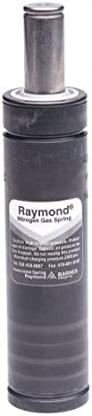 Газова пружина RAYMOND: Азот, за тежки условия на работа, 950 паунда, въглеродна стомана, 3,75 инча сгъстен