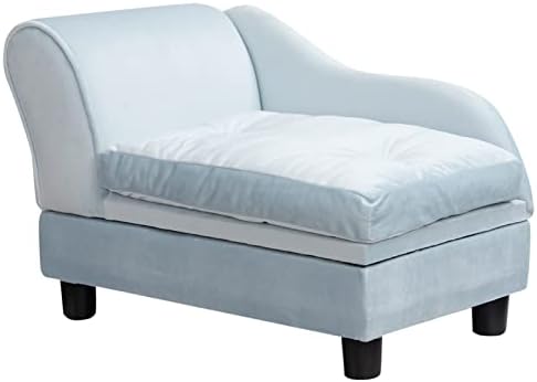 Hollypet Разтегателен диван за домашни любимци с място за съхранение, Диван-легло за котки и малки Кучета, Диван-легло