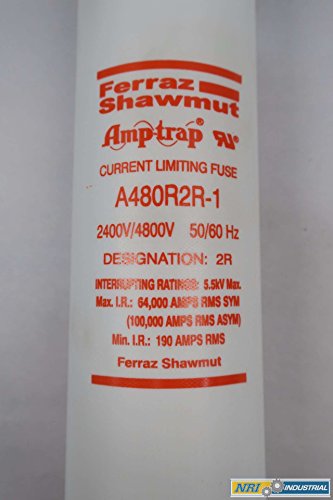 НОВ ПРЕДПАЗИТЕЛ FERRAZ SHAWMUT A480R2R-1 AMP-TRAP 2R AMP 2400/4800 ac D528862