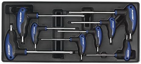 Тава за инструменти Sealey TBT05 с Т-образна дръжка, Набор от ключове TRX-Star, 176,5 мм x 397 mm x 55 mm