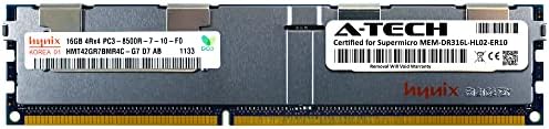 Подмяна на памет A-Tech обем 16 GB за Supermicro ДЪР-DR316L-HL02-ER10|DDR3 1066 Mhz PC3-8500 ECC RDIMM 4Rx4