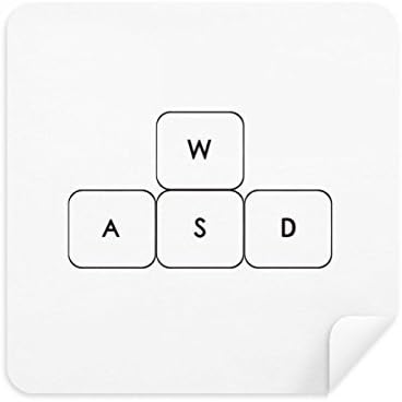 Символ на клавиатурата ASWD кърпичка За Почистване на Очила за Пречистване на Екрана на Телефона Замшевая Плат