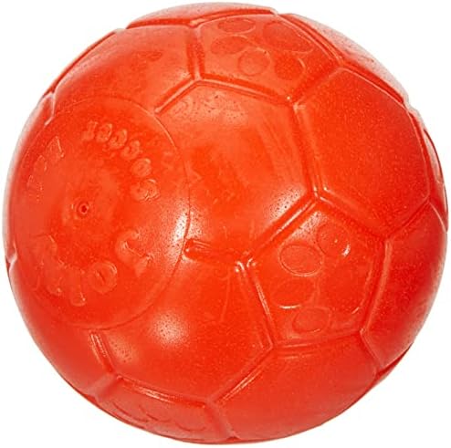 Голям футболна топка Jolly Pets, Плаващ-Подпрыгивающая Играчка за Кучета, Диаметър 8 инча, Оранжево