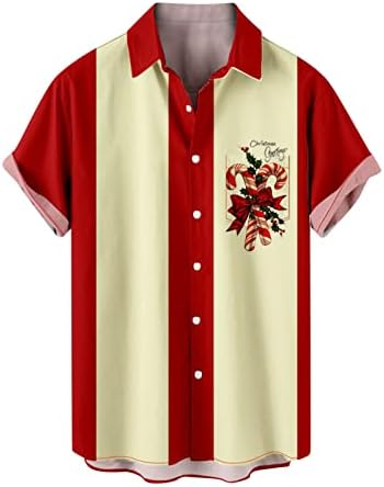 Мъжки t-shirt, Ежедневни Хавайска Риза с Копчета, Плажни Ризи с Къс ръкав, Блузи, Големи Размери