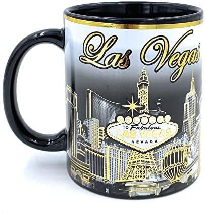 Чаши Лас Вегас Сувенирни Подаръци Невада Чаши за Кафе Хоризонта на град Лас Вегас Чаена Чаша Американски Патриотични