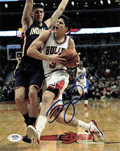 Дъг Макдермът Подписа Снимка 8x10 с автограф на PSA / DNA Chicago Bulls - Снимки на NBA с автограф