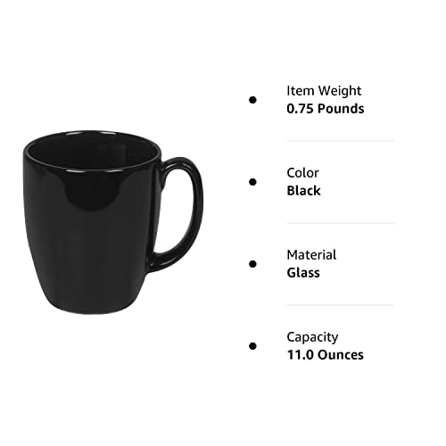 Чаша Corelle Livingware на 11 грама, черен (опаковка от 6 броя)