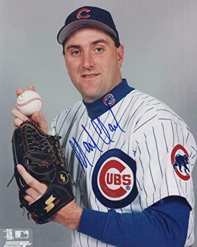 Марк Кларк Чикаго Къбс Подписа Снимка 8x10 с автограф W / Coa - Снимки на MLB с автограф