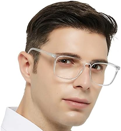 WEMOOTANTS Извънгабаритни Очила за четене за Мъже Square Reader Леки Модни Ридеры 1.0 1.25 1.5 1.75 2.0 2.25