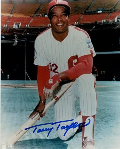 Тони Тейлър Филаделфия Филис С автограф 8x10 Снимка С автограф - Снимки на MLB с автограф
