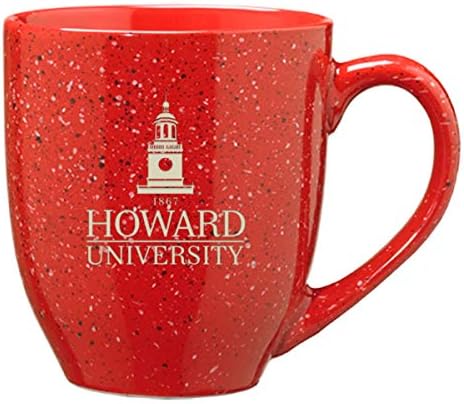 LXG, Inc. Университет Хауърд - Керамични Кафеена чаша е 16 унции - Червен