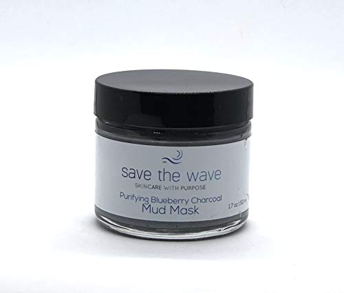 Спасете Вълна Грижа За кожата Почистваща Чернично-Въглища Кална Маска