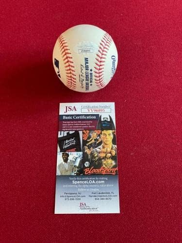 Мариано Ривера, с автограф (JSA) MLB Бейзбол (Рядък / ретро) Бейзболни топки Янкис с автограф