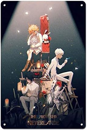 Плакат A Wonderful Life The Promised Neverland - Плакат на Японската манга и Твърд Плакат Плакат на Японския аниме Плакат на Комикса Плакат, Карикатура 8x12 см (20x30 см)
