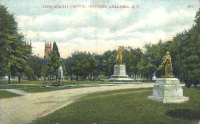 Пощенска картичка от Колумбия, Южна Каролина