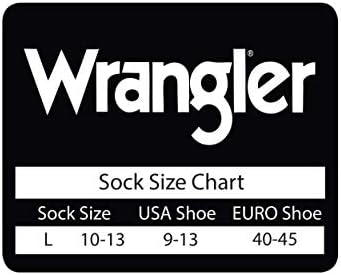 Чорапи за обувки Wrangler Pro Gear Ultra-Dri от смесовой вълна, разнообразни Lrg (M 9-13), 2 чифта