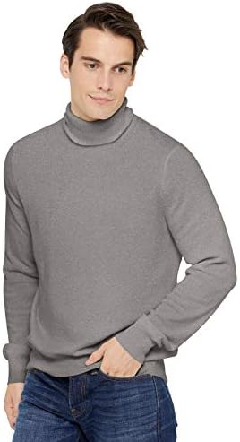 Мъжки Класически Пуловер с висока воротом от Чист Кашмир State Cashmere, Пуловер с дълъг ръкав