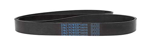 Клиновой колан D&D PowerDrive 570L26 Поли с 26 ивици, Гума