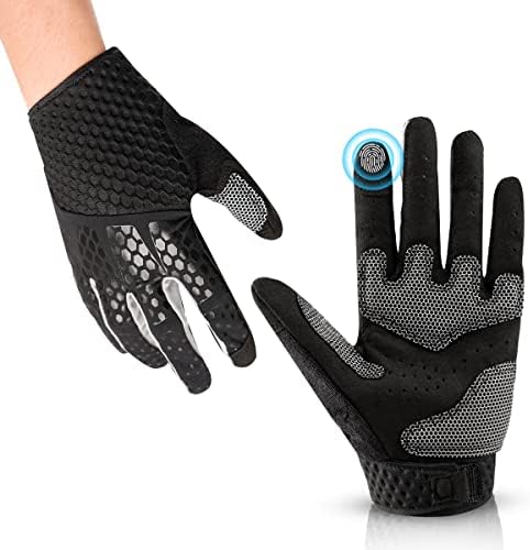 Спортни Ръкавици за мъже и жени, Ръкавици за вдигане на тежести на Всички пръсти, с Пълна Защита с Подложки